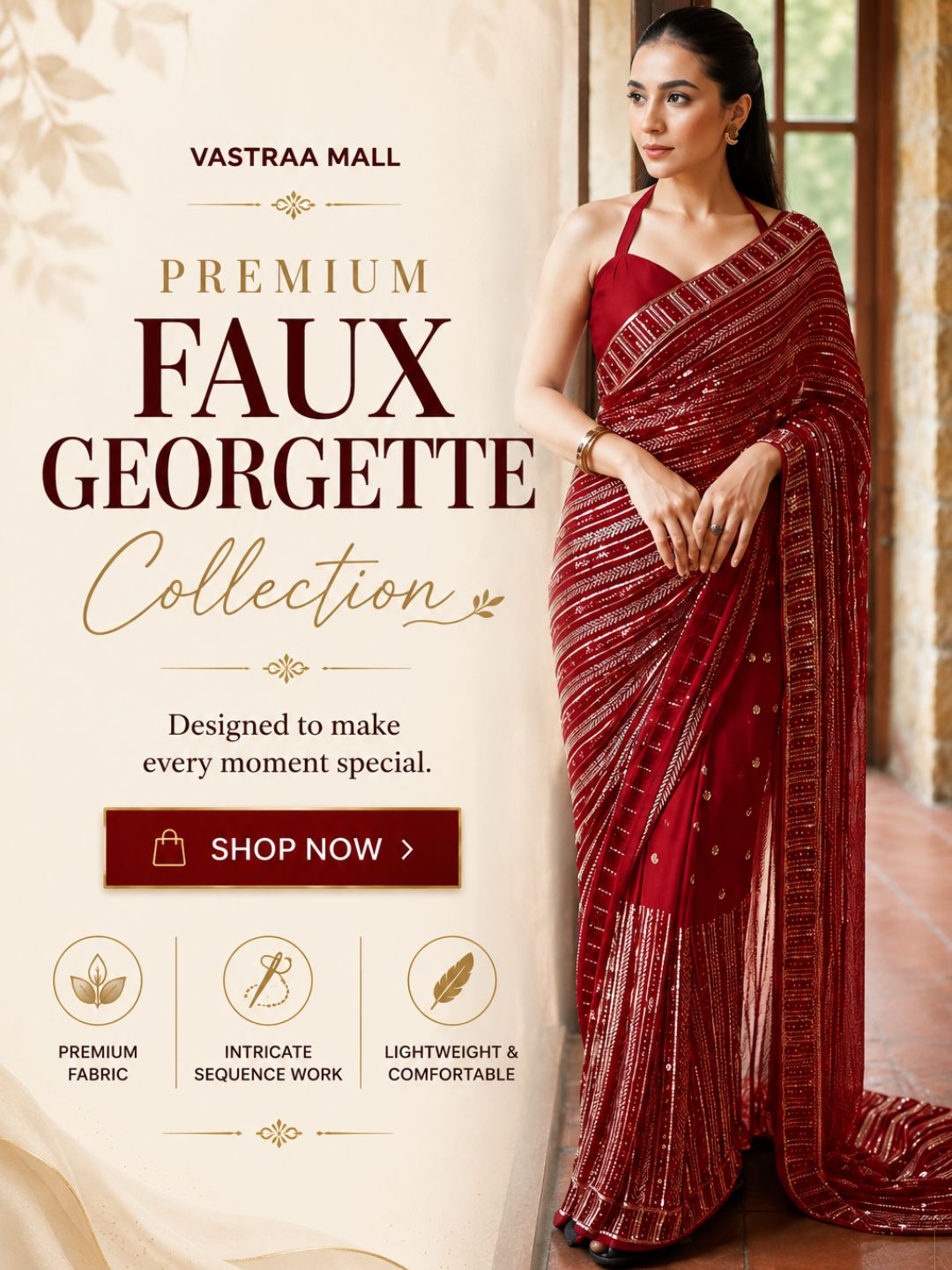 Faux Georgette